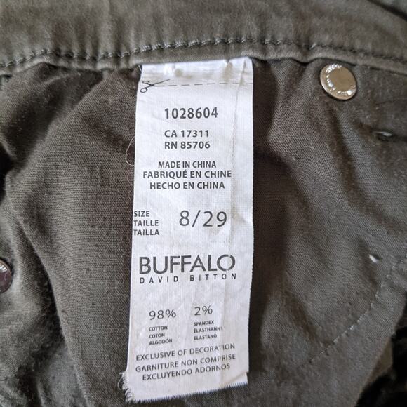 Buffalo David Bitton Daily Mid Rise Crop Jeans - Picture 9 of 10